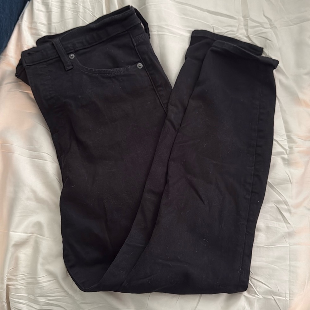 Gap True Skinny High Rise Black Jeans
